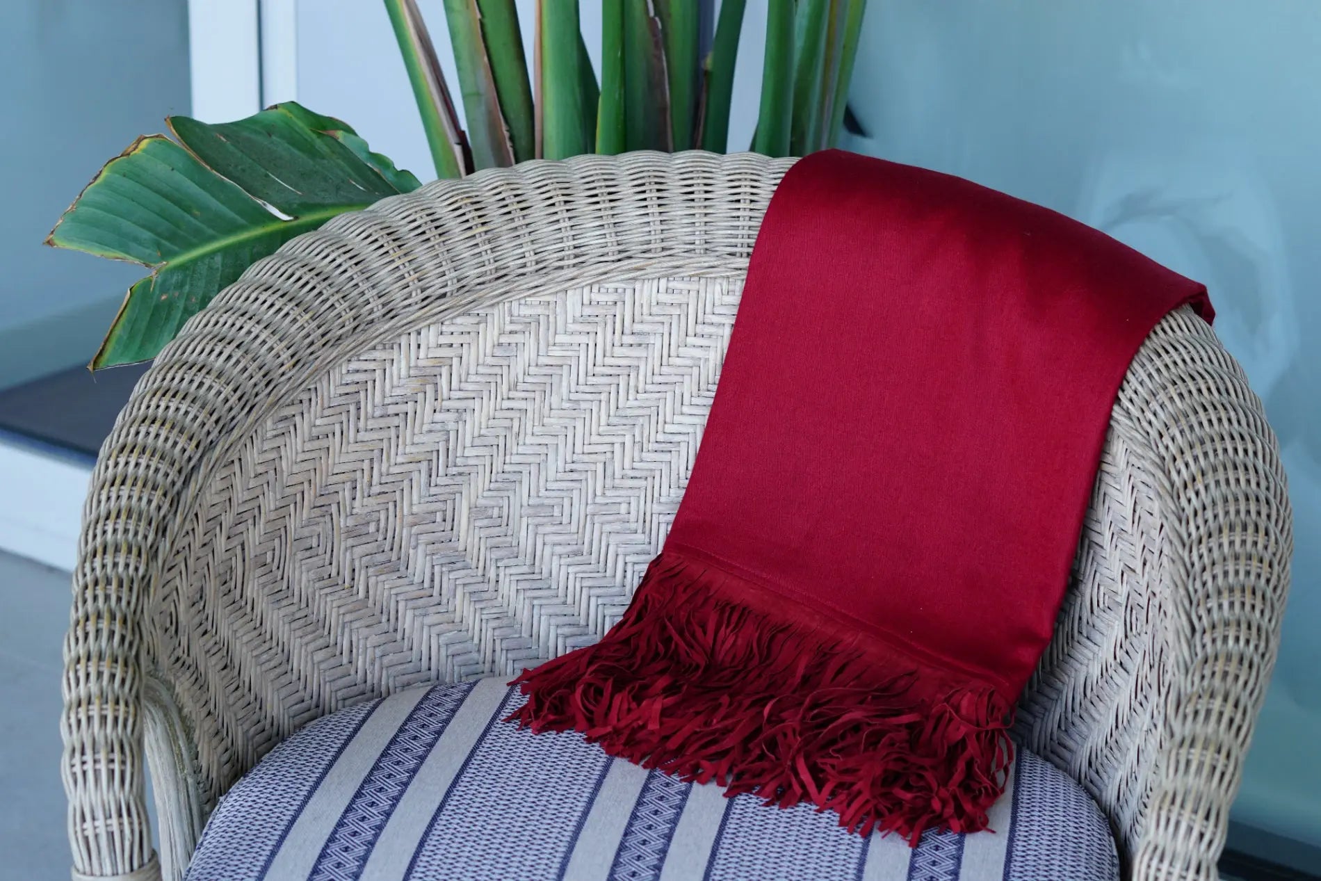 Pashmina de cashmere y seda Radhe Shyam test