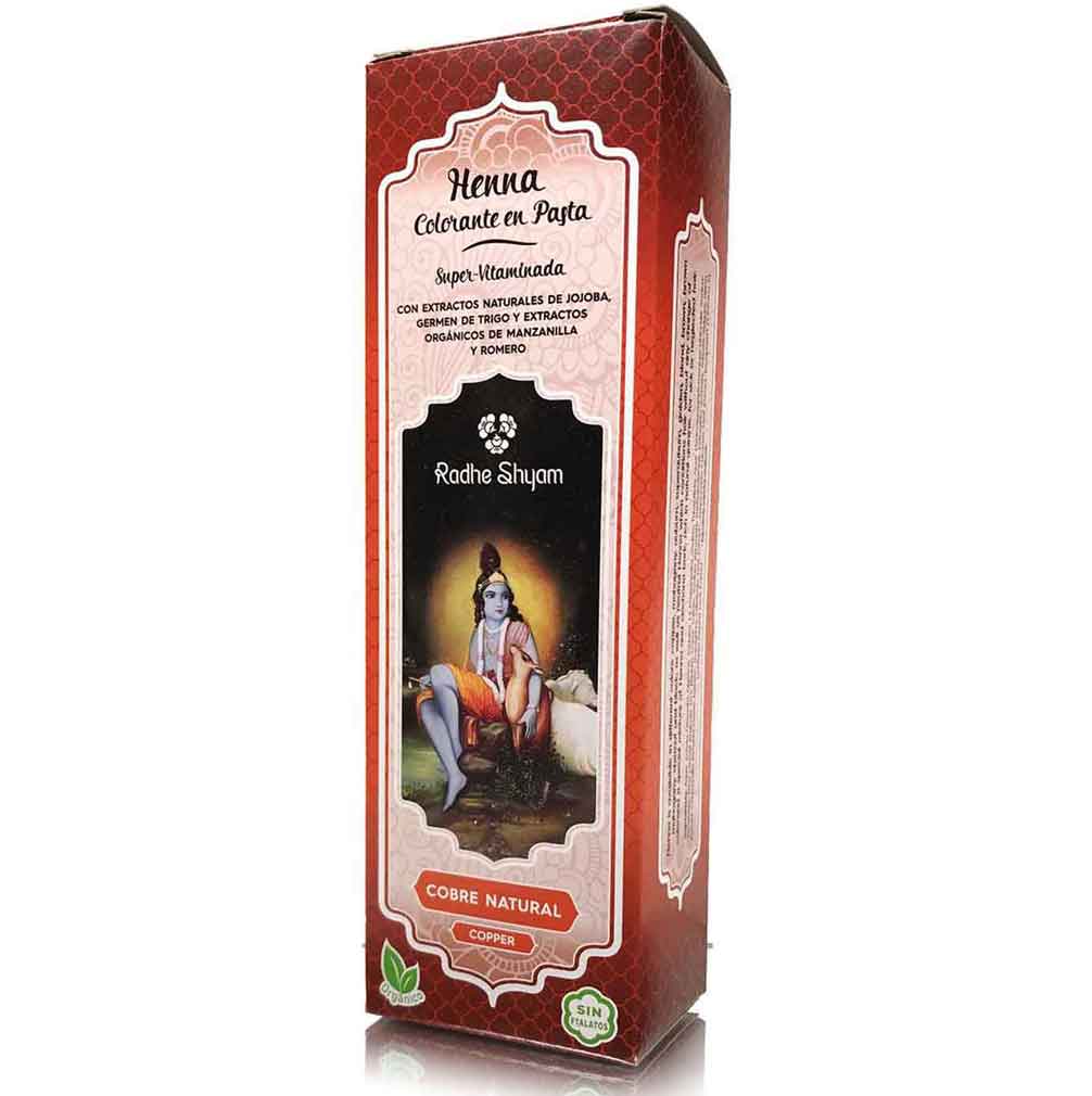 Henna Radhe Cobre Natural Pasta Radhe Shyam