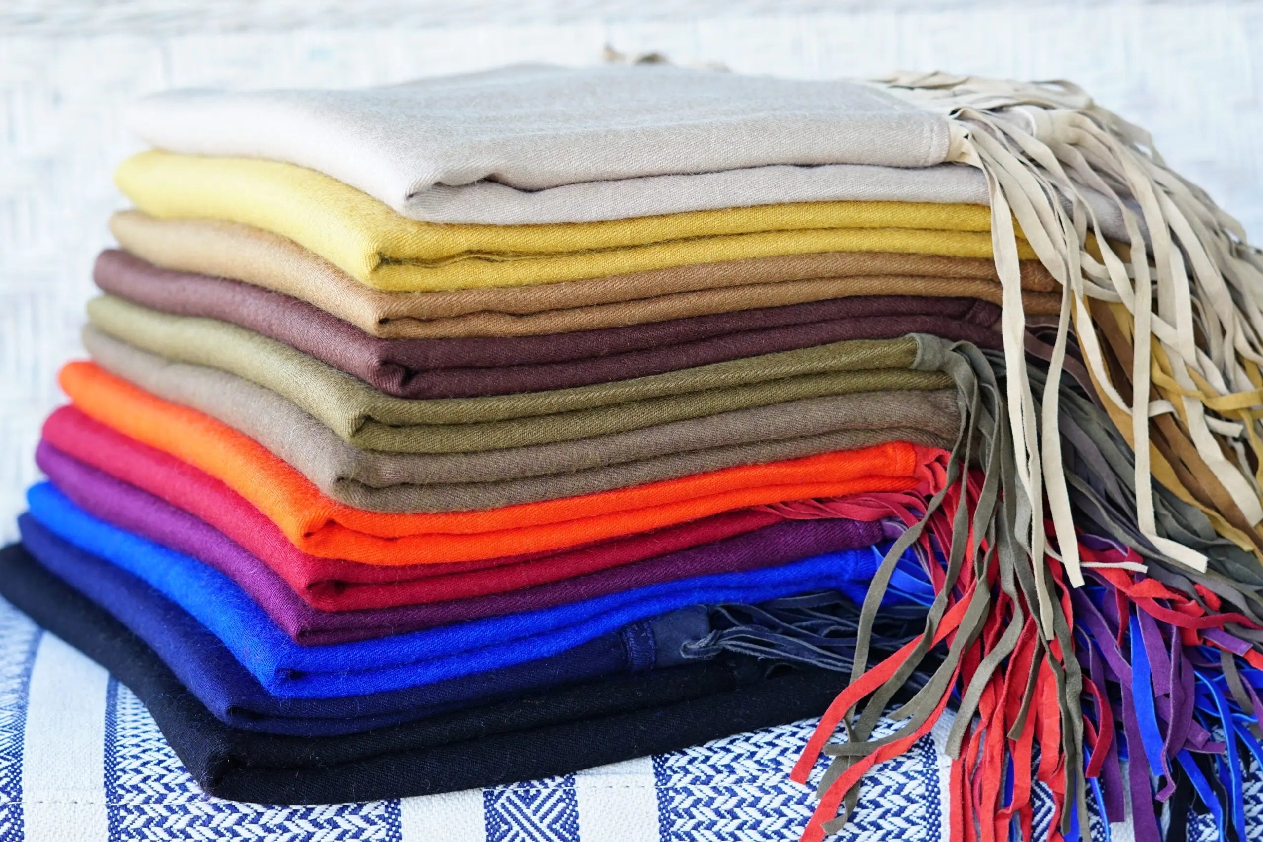 Pashmina de cashmere y seda Radhe Shyam test