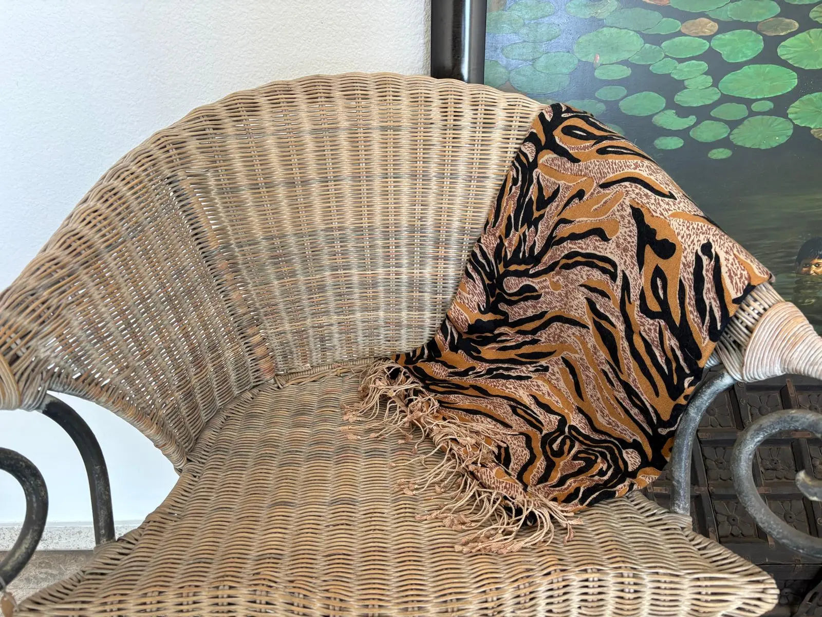 Pashminas de cashmere y seda estampadas