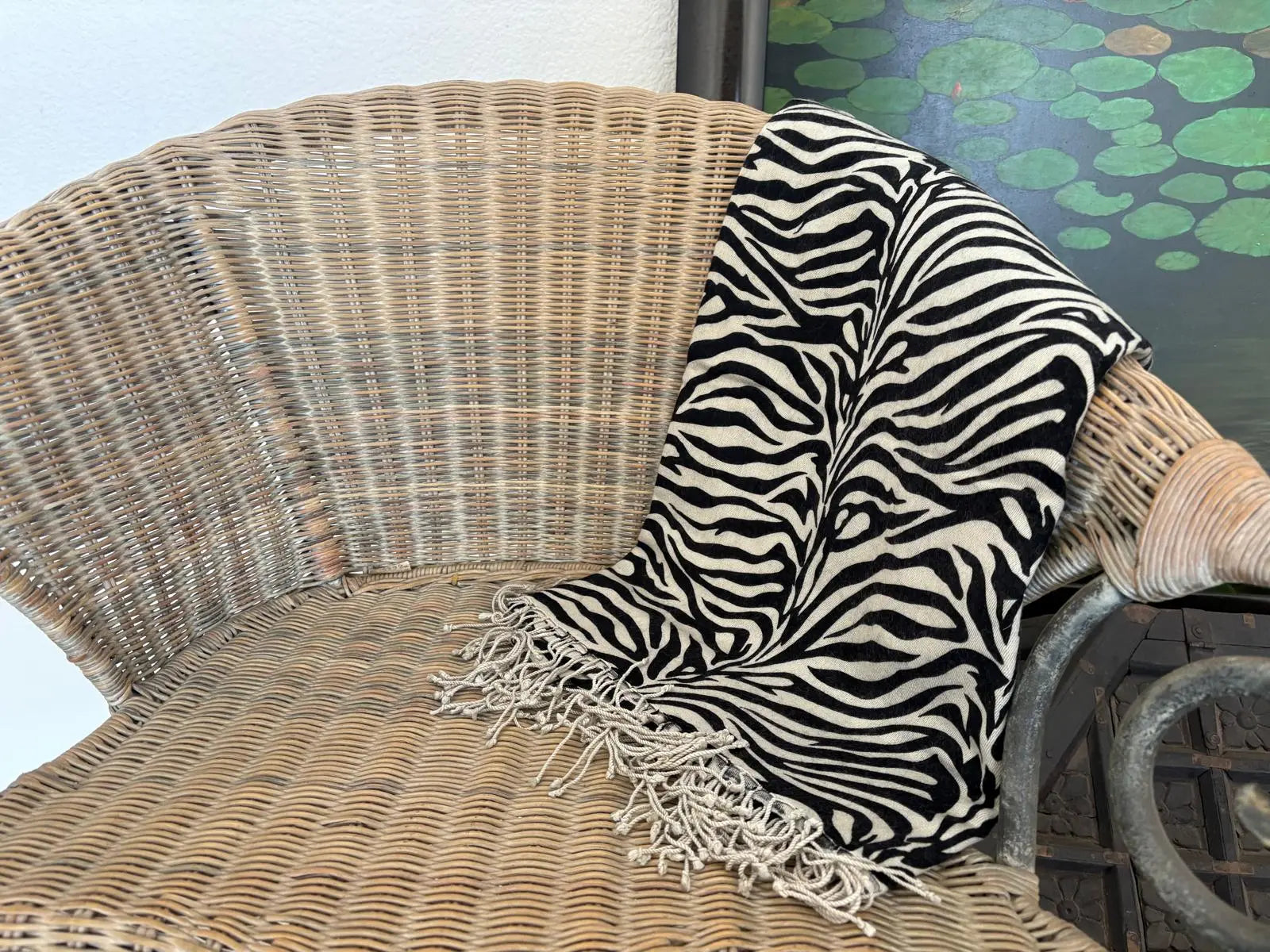 Pashminas de cashmere y seda estampadas