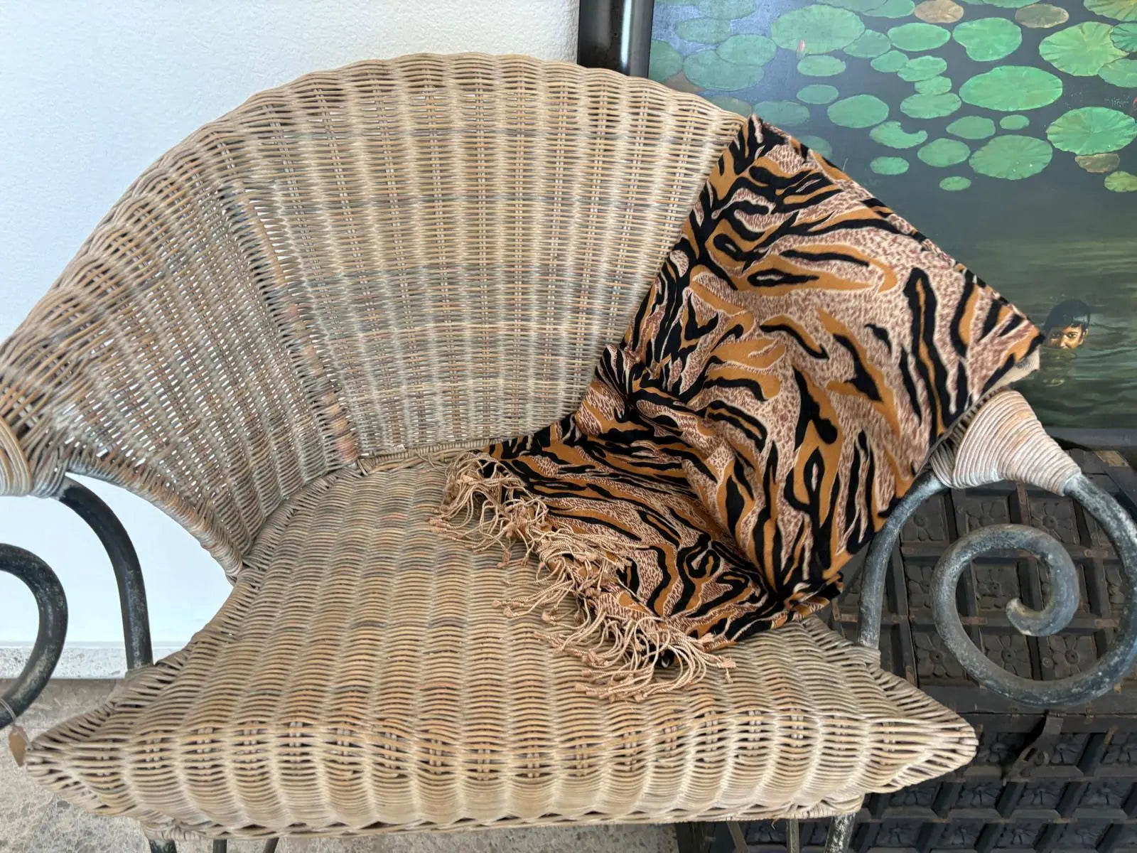 Pashminas de cashmere y seda estampadas