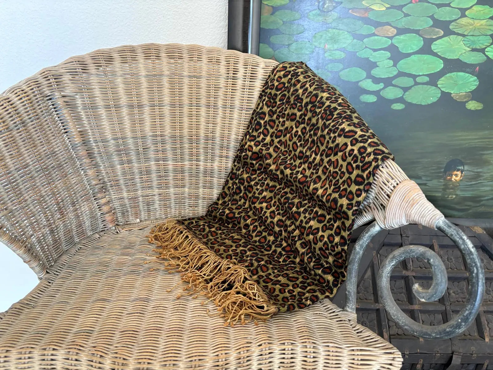 Pashminas de cashmere y seda estampadas