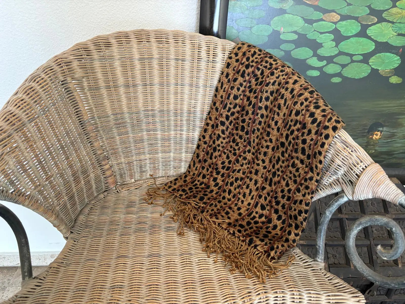 Pashminas de cashmere y seda estampadas