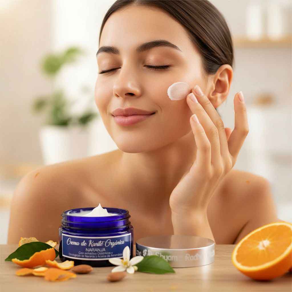 Crema De Karité Orgánica Aroma Naranja