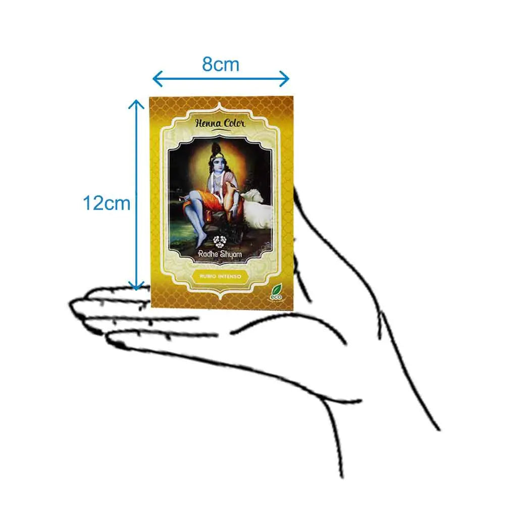 Henna Radhe Rubio Intenso Polvo Radhe Shyam