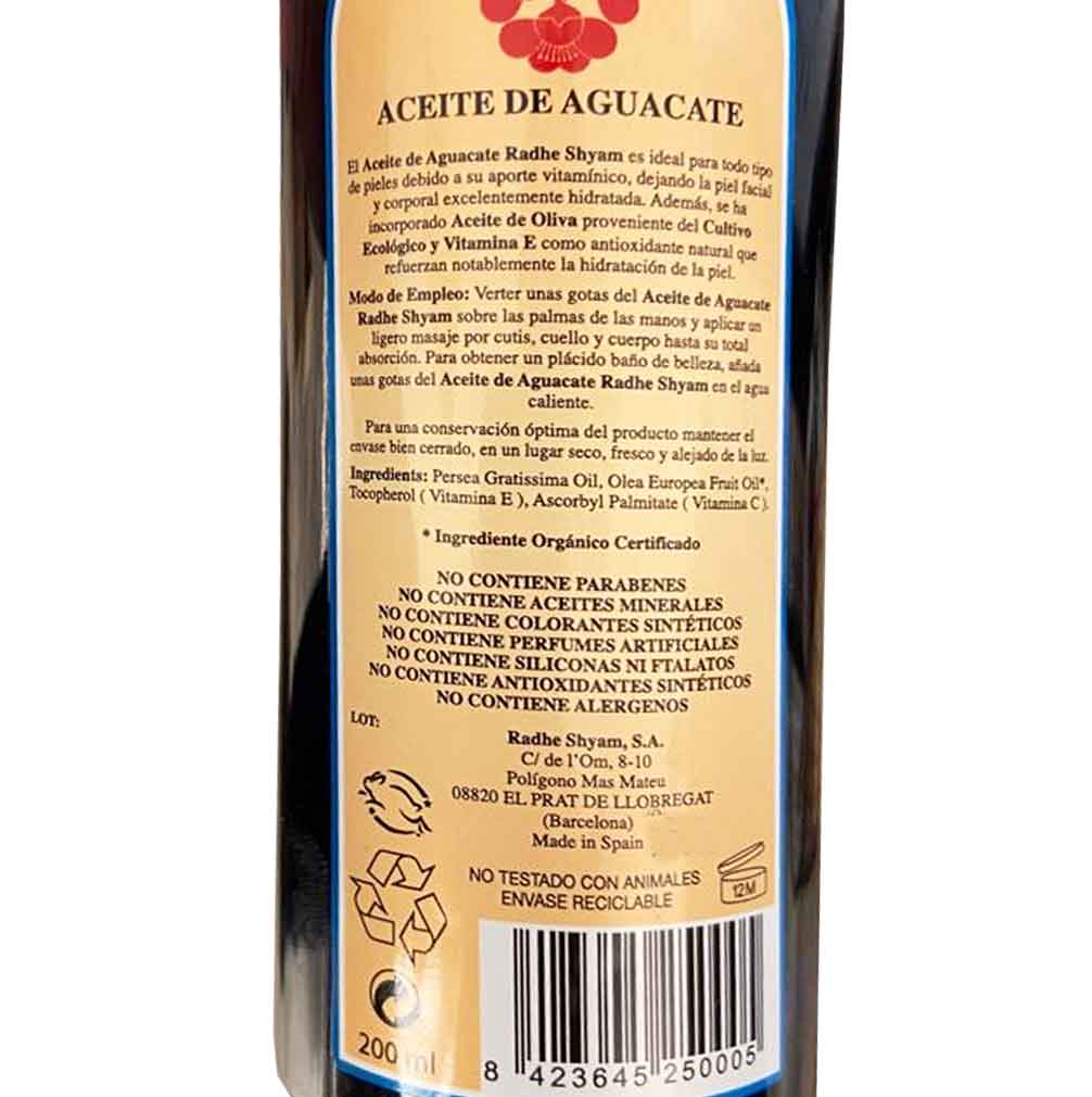 Aceite De Aguacate Radhe Shyam