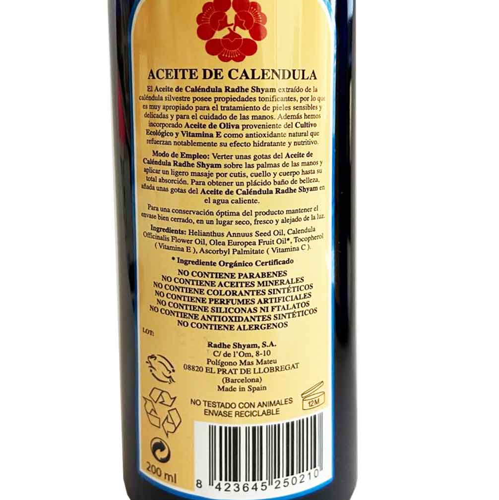 Aceite De Calendula Radhe Shyam