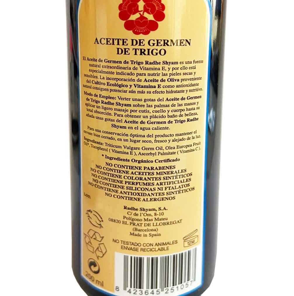 Aceite De Germen De Trigo Radhe Shyam