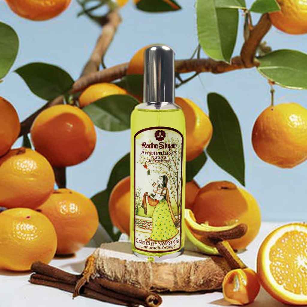Ambientador Líquido Natural Radhe Shyam - Canela Naranja Radhe Shyam