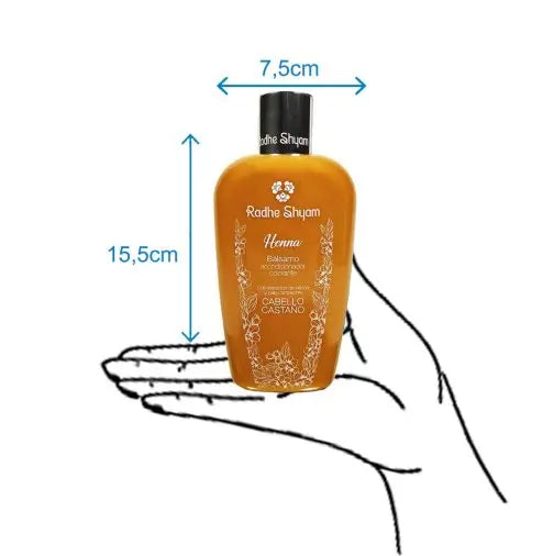 Balsamo Henna Color Castaño 250 Cc Y 400 Cc Radhe Shyam