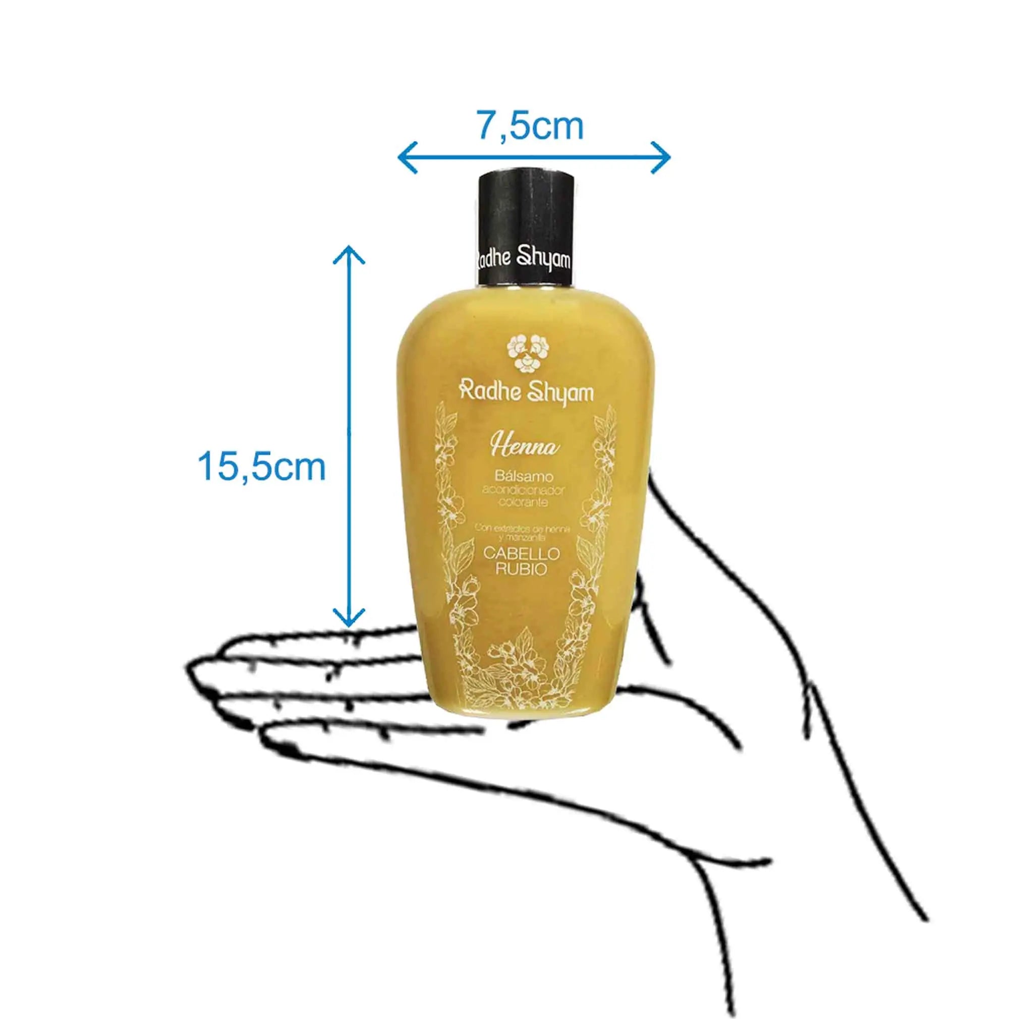 Balsamo Henna Color Rubio 250 Cc Y 400 Cc Radhe Shyam