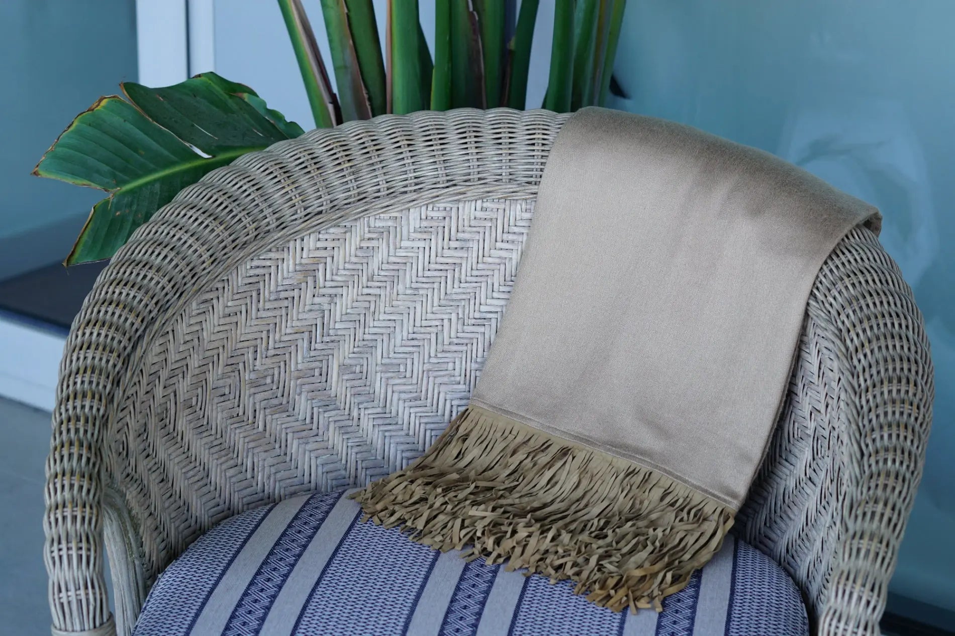 Pashmina de cashmere y seda Radhe Shyam test
