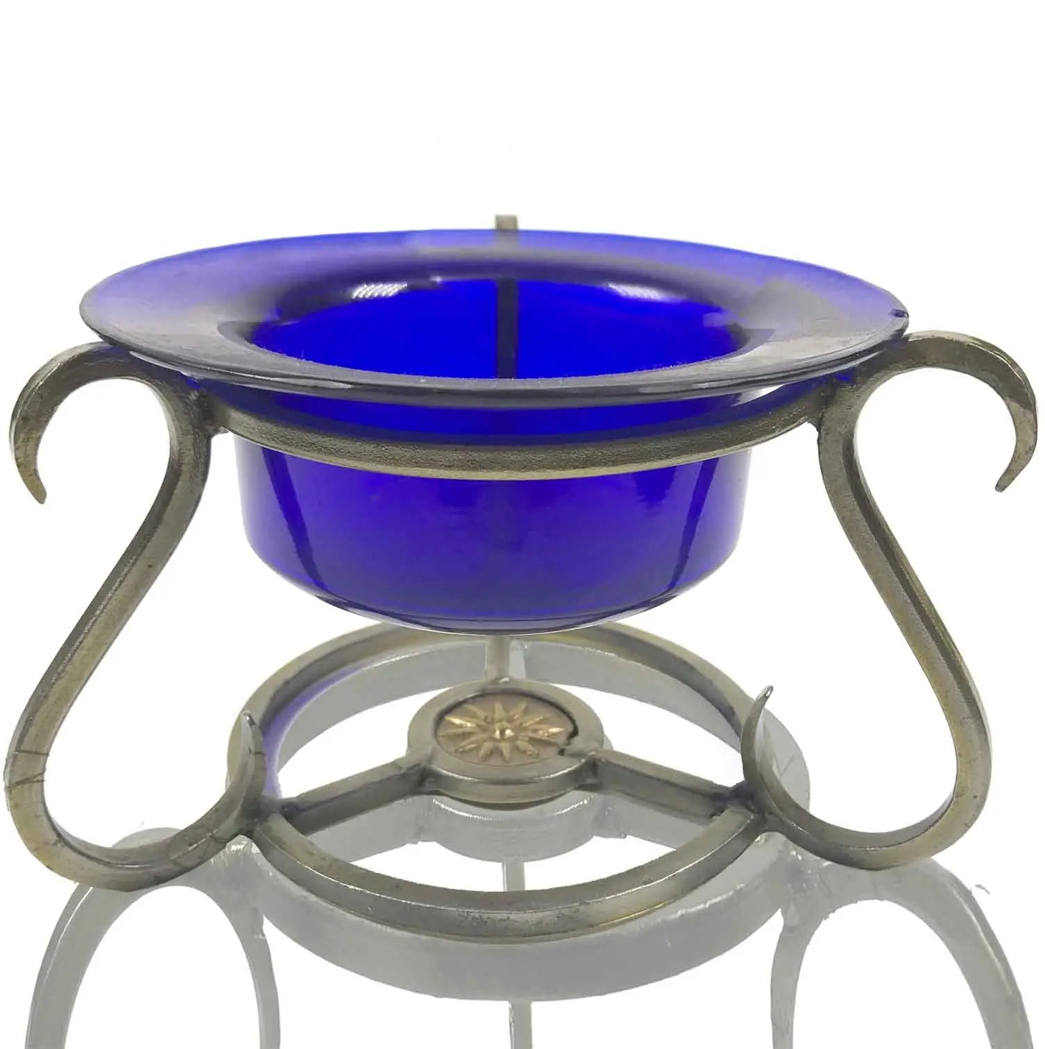 Calienta Poutpourri Vidrio Azul Radhe Shyam