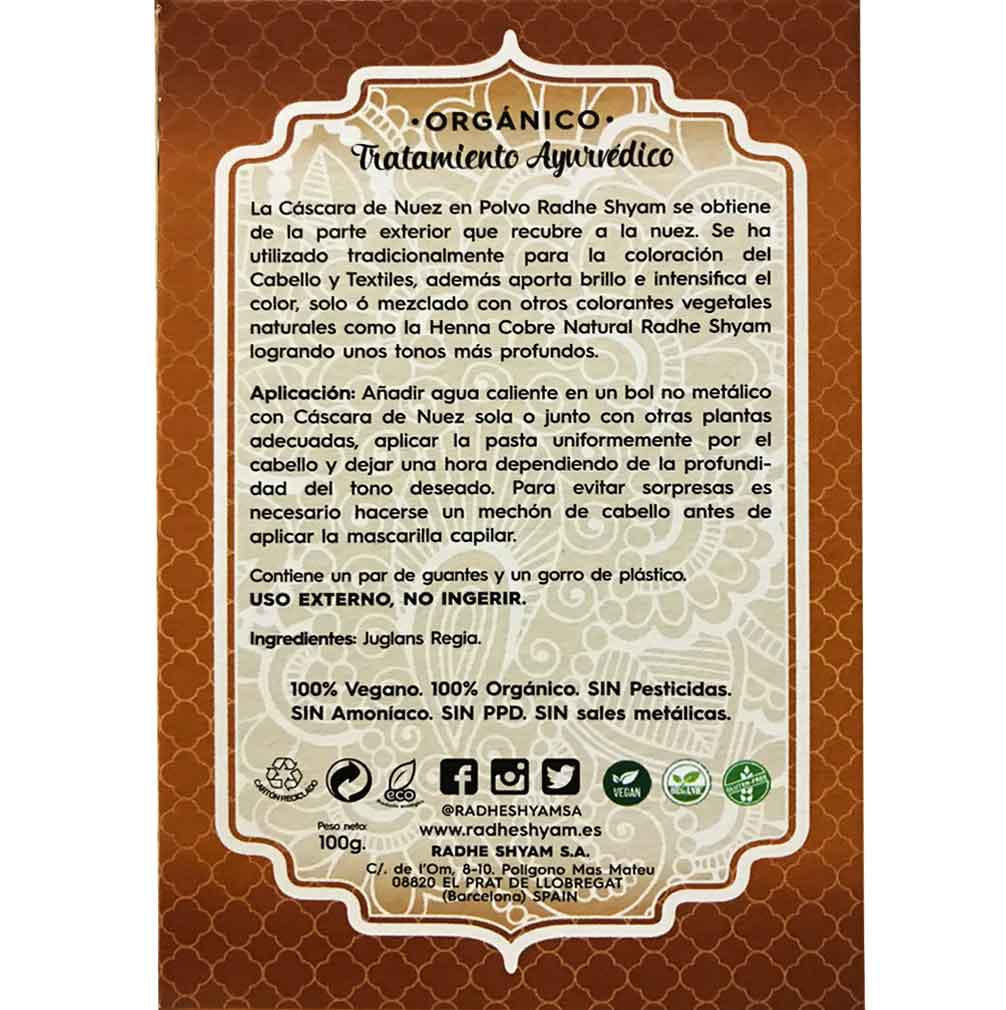 Cascara De Nuez Tratamiento Ayurvedico Radhe Shyam