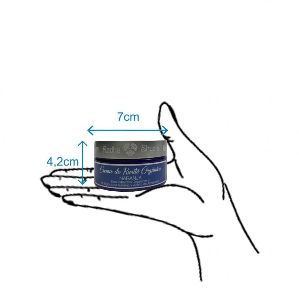 Crema De Karité Orgánica Aroma Naranja Radhe Shyam