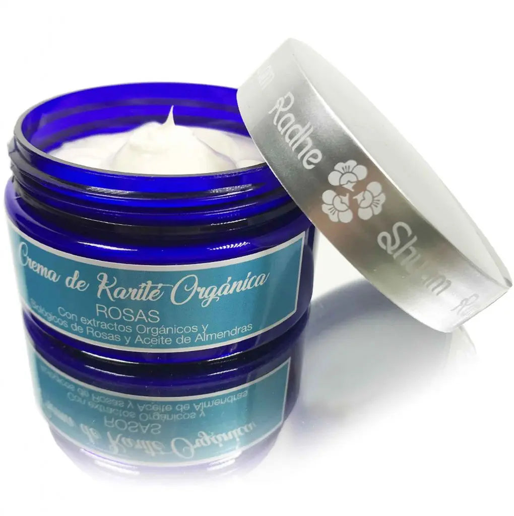 Crema De Karité Orgánica Aroma Rosas Radhe Shyam