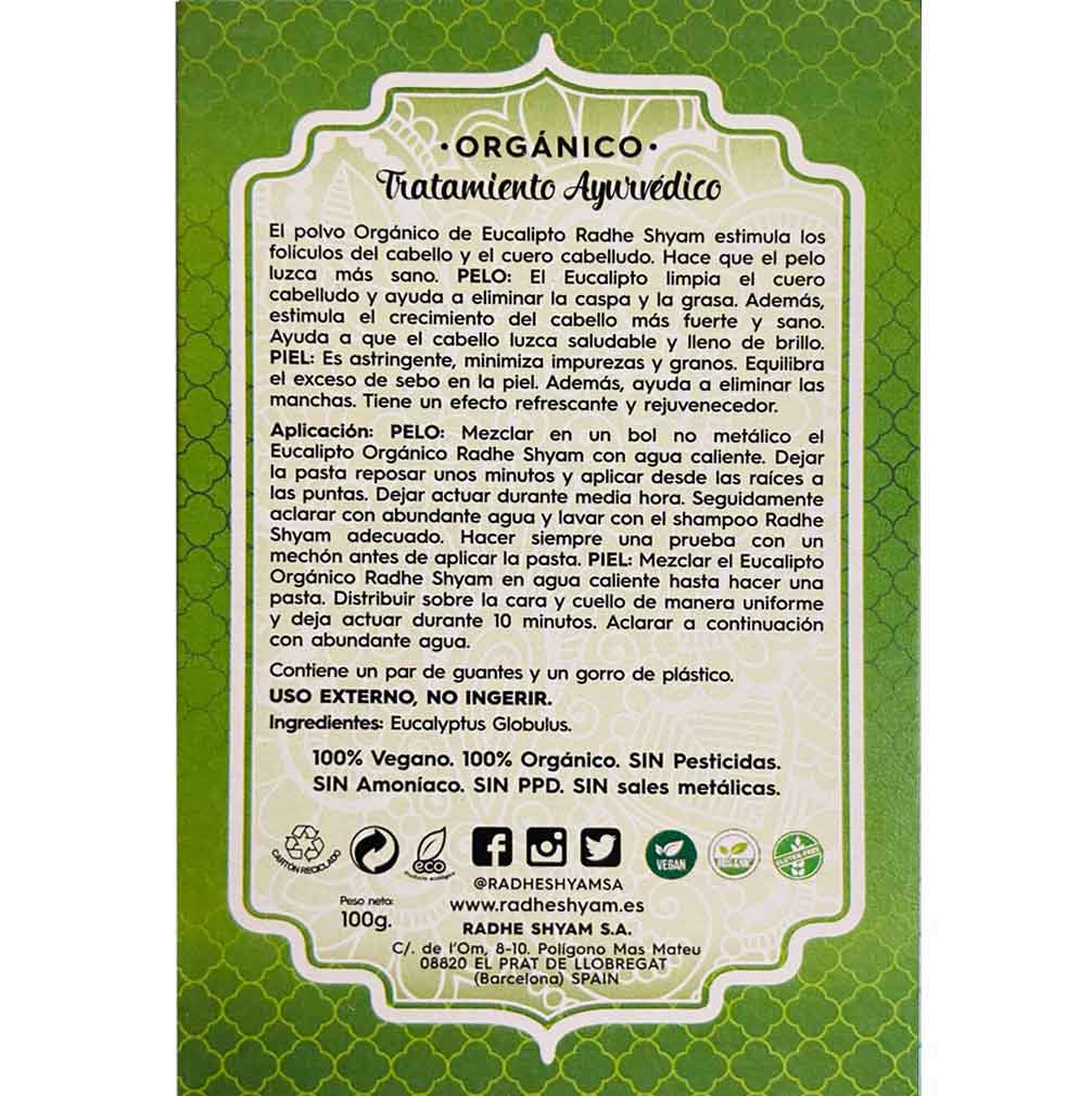 Eucalyptus Tratamiento Capilar Natural Radhe Shyam