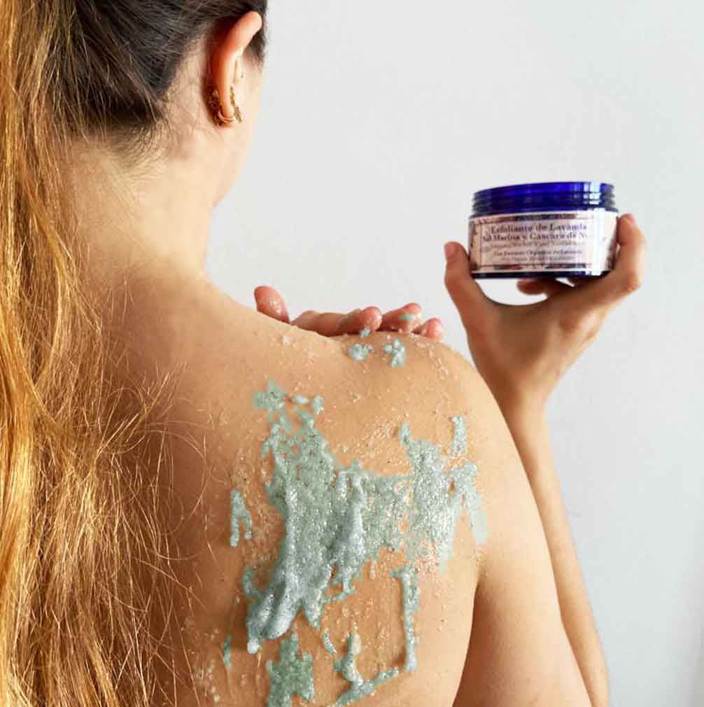 Exfoliante De Sal Marina De Lavanda Radhe Shyam
