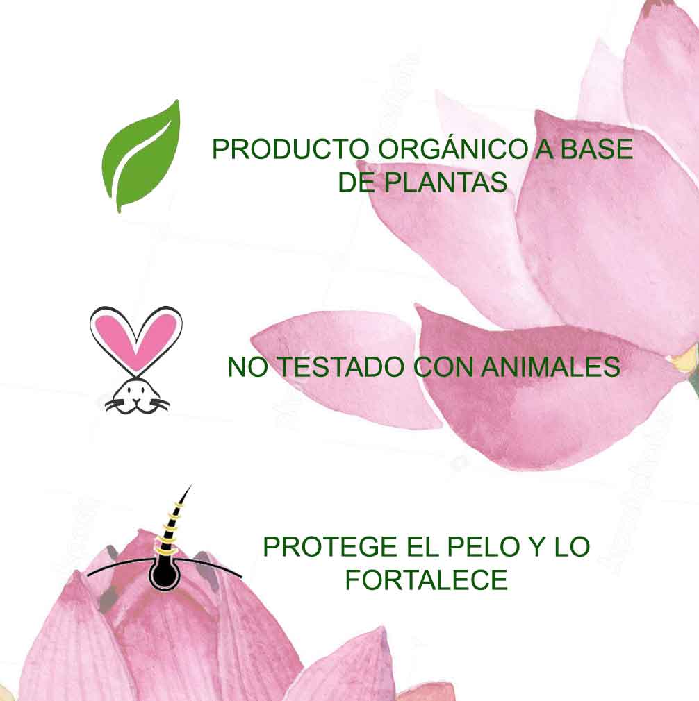Flores De Loto Tratamiento Capilar Natural Radhe Shyam