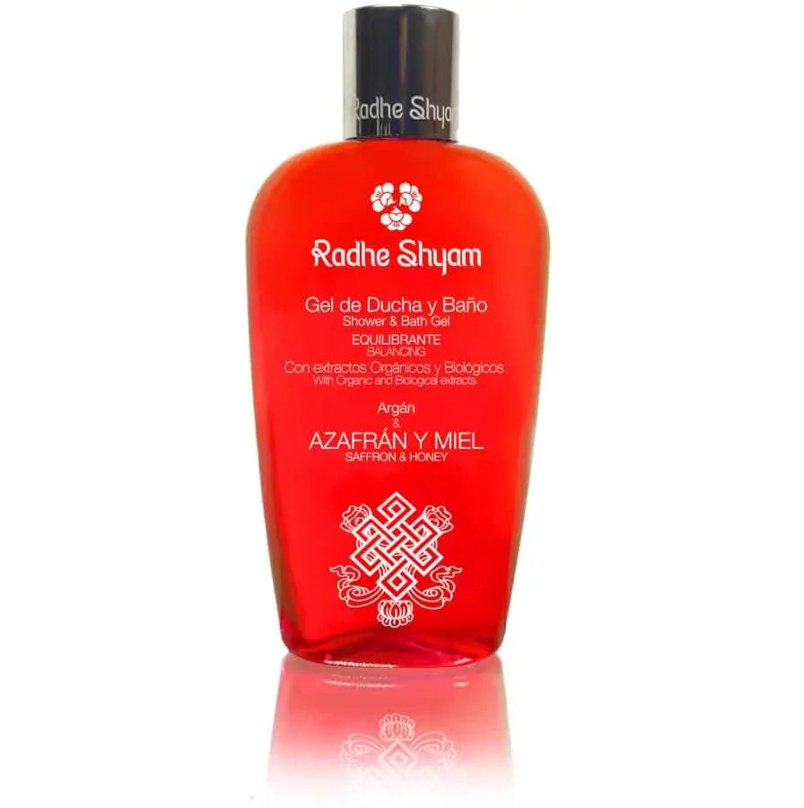 Gel De Ducha Y Baño - Azafran Y Miel Radhe Shyam