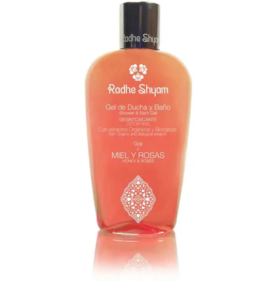Gel De Ducha Y Baño – Miel Y Rosas Radhe Shyam