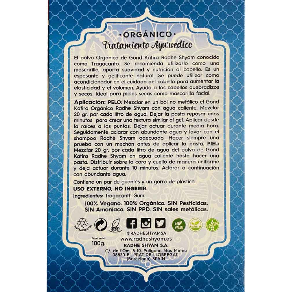 Gond Katira Tratamiento Natural Capilar