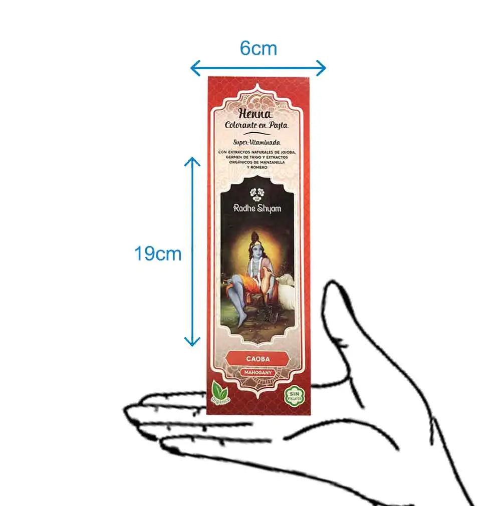 Henna Radhe Caoba Pasta Radhe Shyam