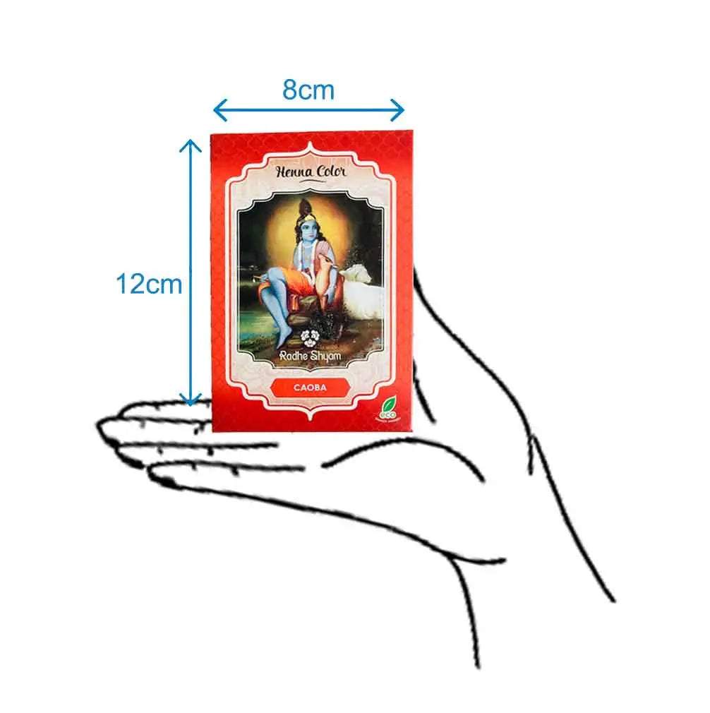 Henna Radhe Caoba Polvo Radhe Shyam