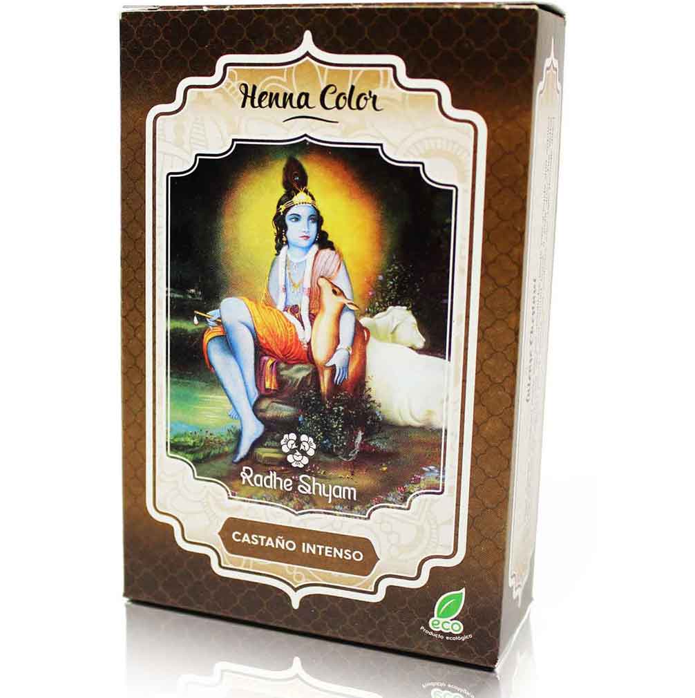 Henna Radhe Castaño Intenso Polvo Radhe Shyam