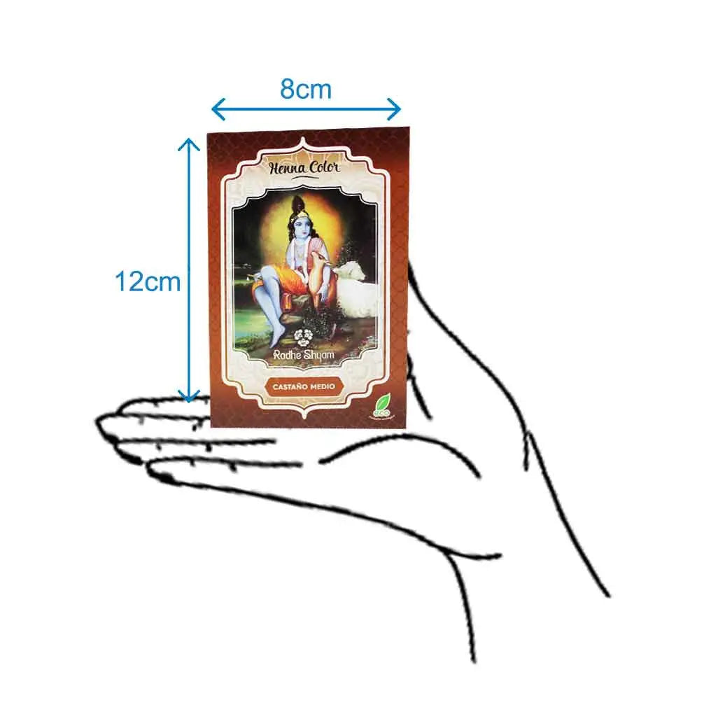 Henna Radhe Castaño Medio Polvo Radhe Shyam