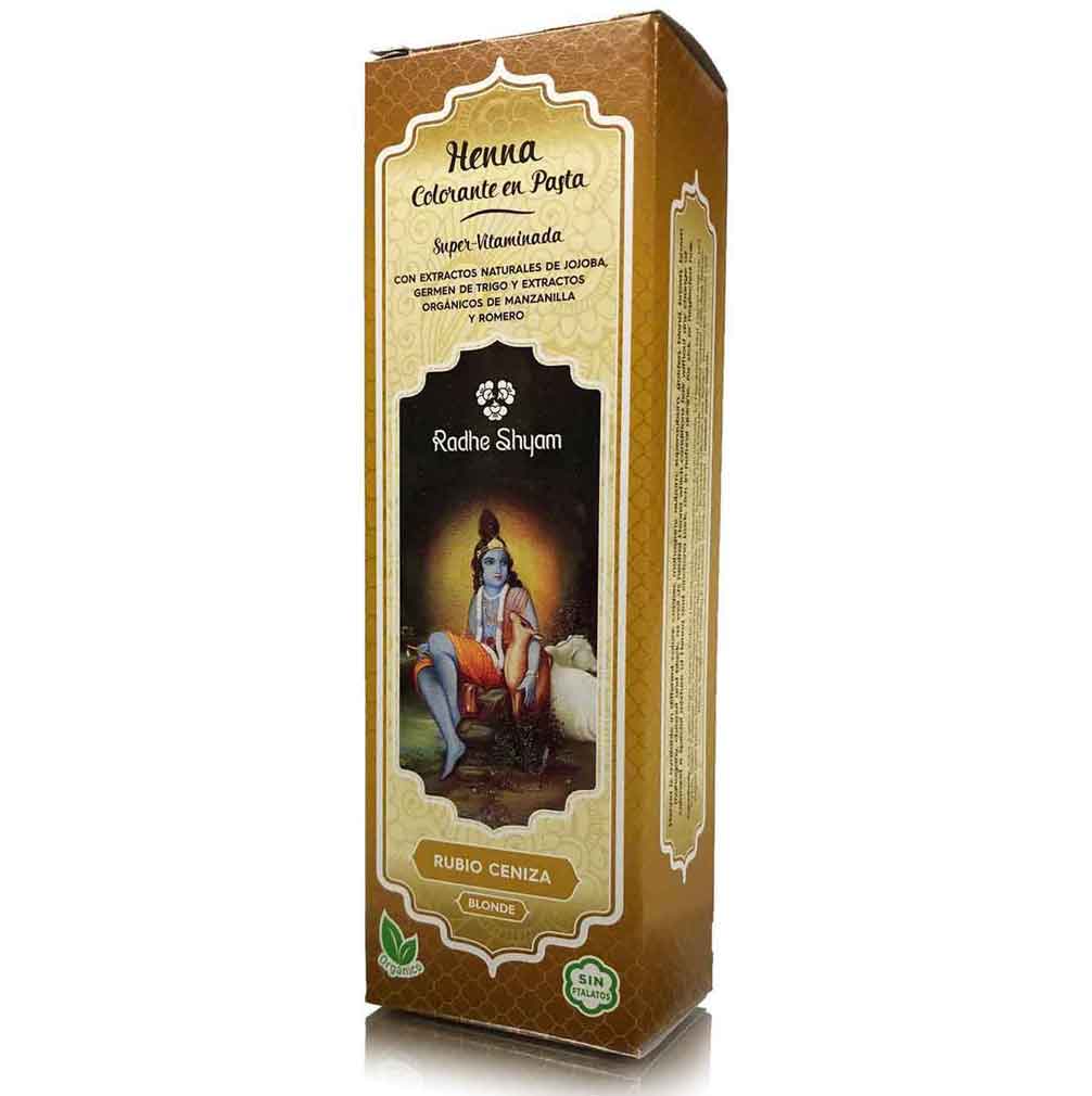 Henna Radhe Rubio Ceniza Pasta Radhe Shyam