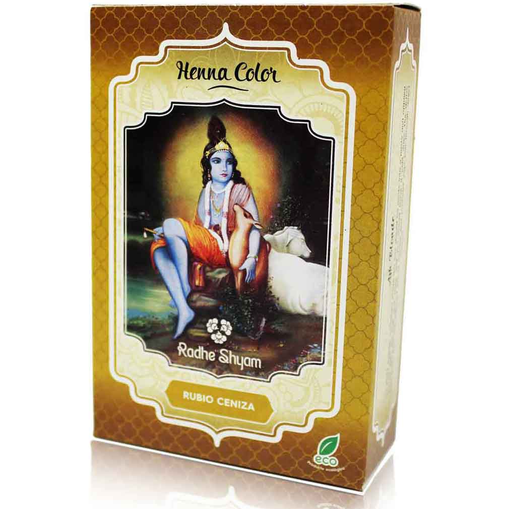 Henna Radhe Rubio Ceniza Polvo Radhe Shyam