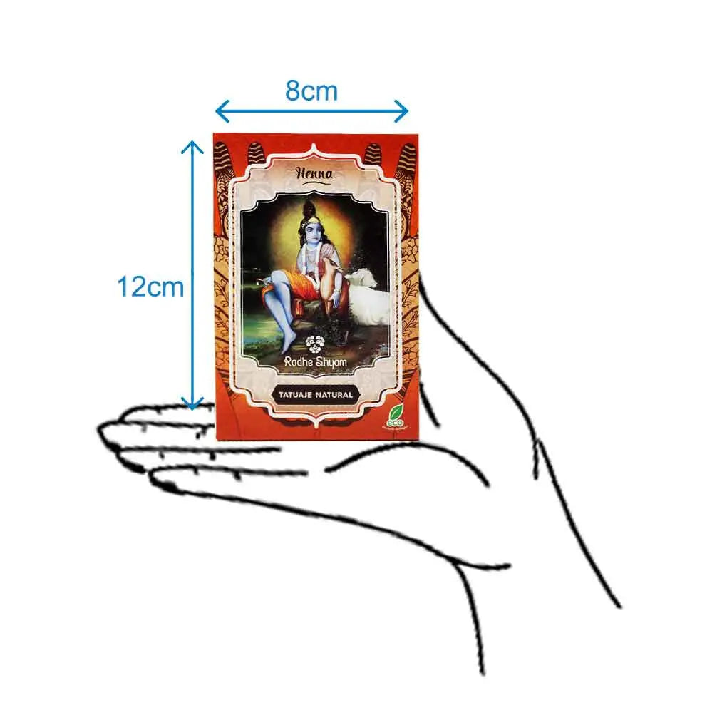 Henna Tatuaje Polvo Radhe Shyam