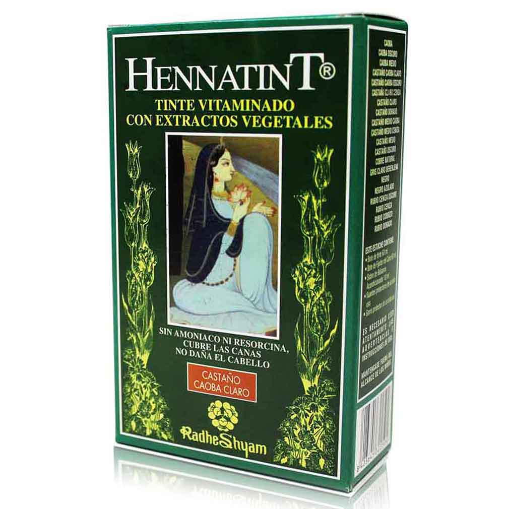Hennatint Castaño Caoba Claro Radhe Shyam