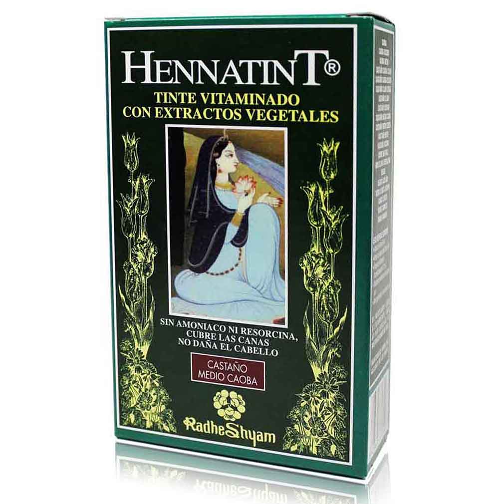 Hennatint Castaño Medio Caoba Radhe Shyam