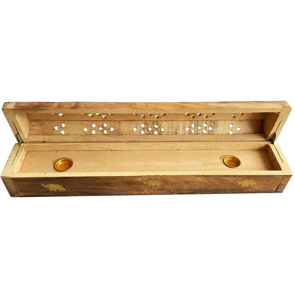 Incensario Caja Baul Clarita Elefante 302 Radhe Shyam