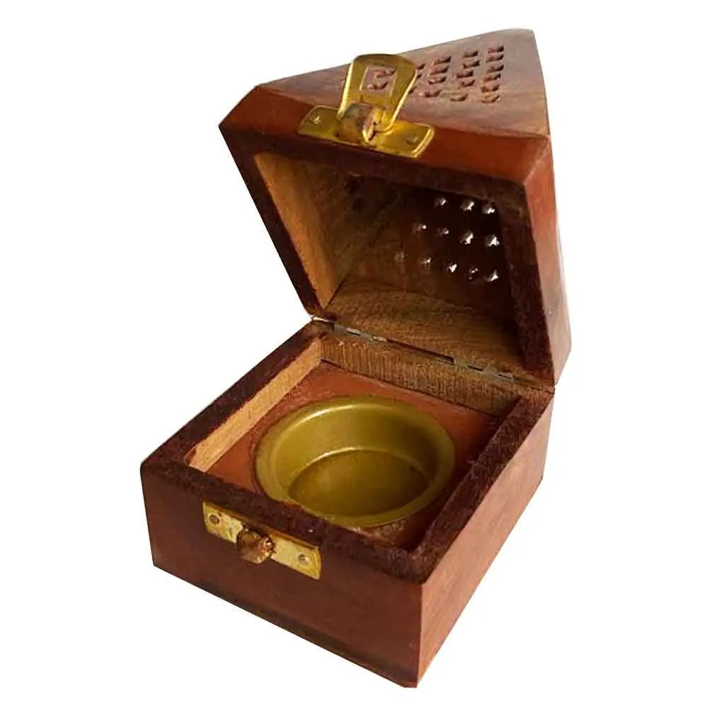 Incensario Madera Cierre 421 Radhe Shyam