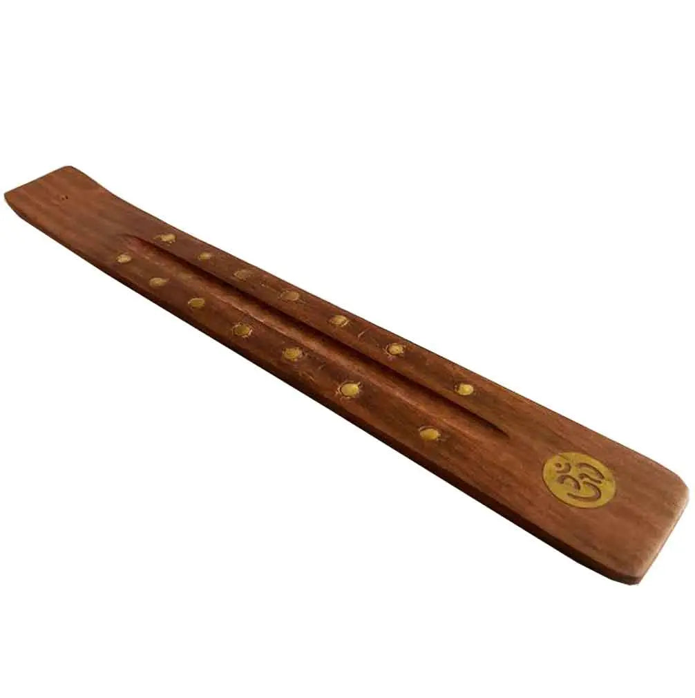 Incensario Madera Labrada Om 88 Radhe Shyam