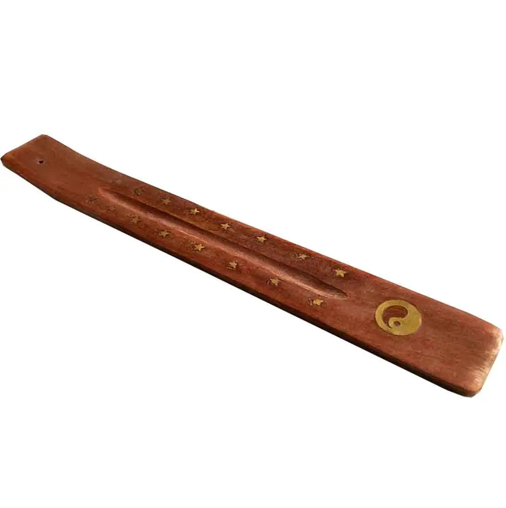 Incensario Madera Labrada Ying-Yang Ib-108 Radhe Shyam