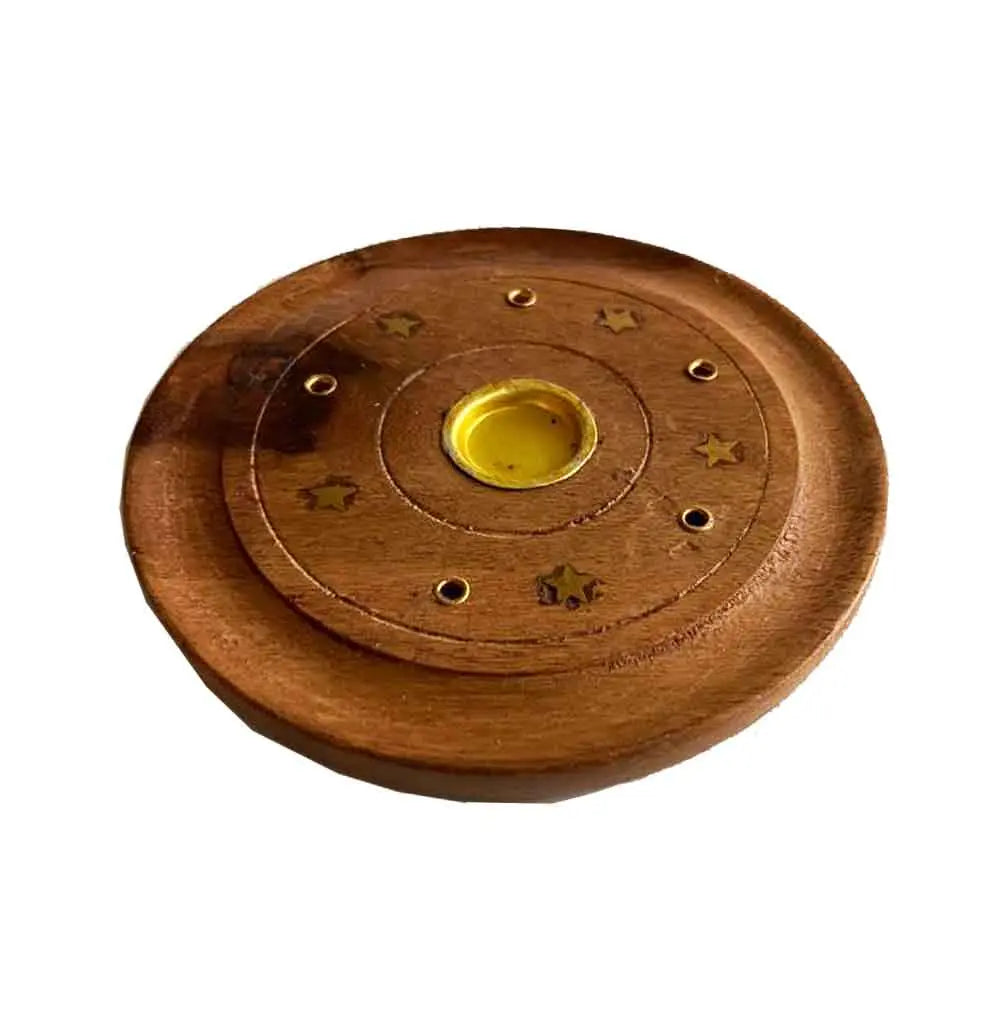 Incensario Madera Plato 39 Radhe Shyam