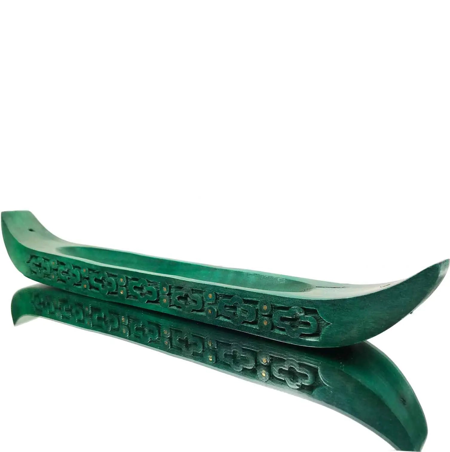 Incensario Piragua Verde 218 Radhe Shyam