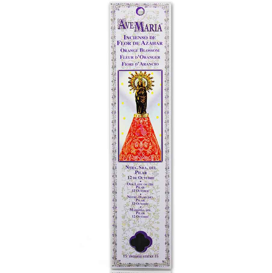 Incienso Ave Maria Stick Flor Azahar - Nuestra Señora Del Pilar Ave Maria