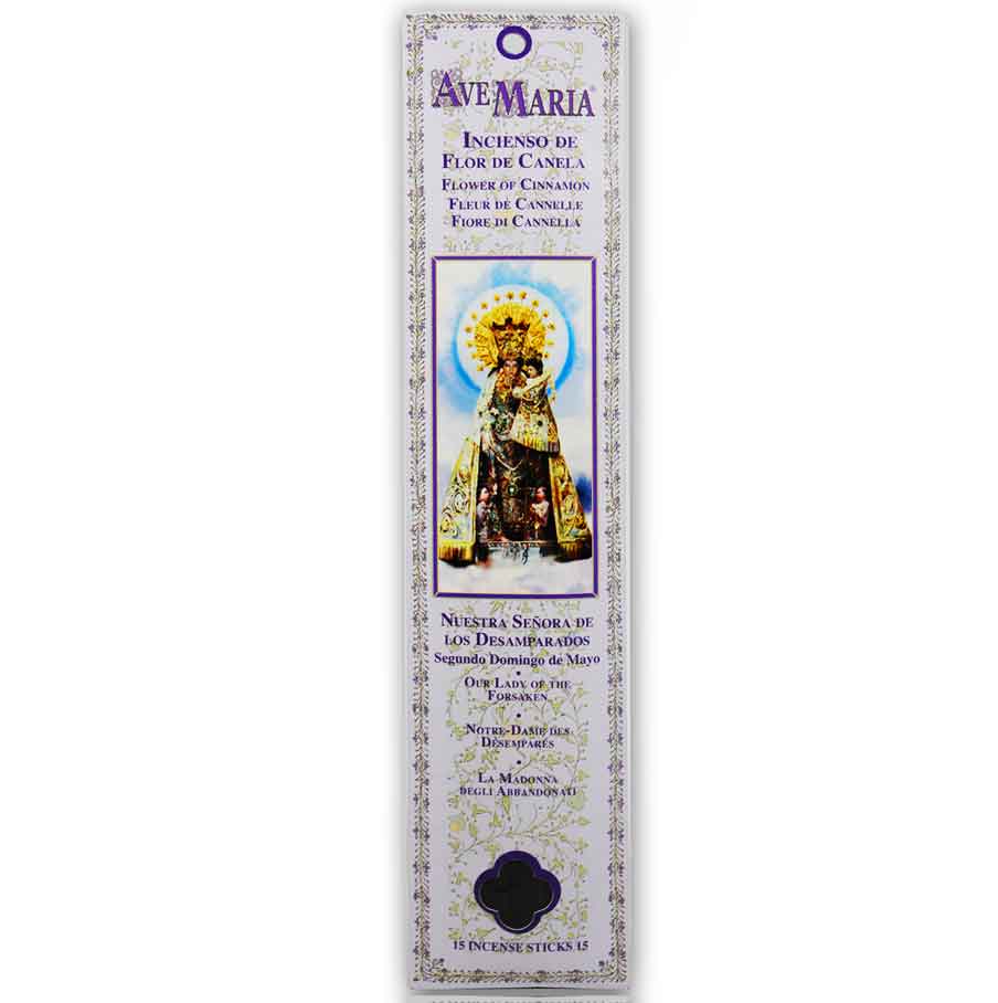 Incienso Ave Maria Stick Flor Canela - Desamparados Ave Maria