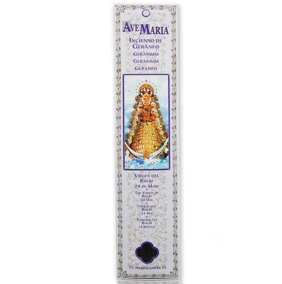 Incienso Ave Maria Stick Geranio - Nuestra Señora Del Rocio Ave Maria