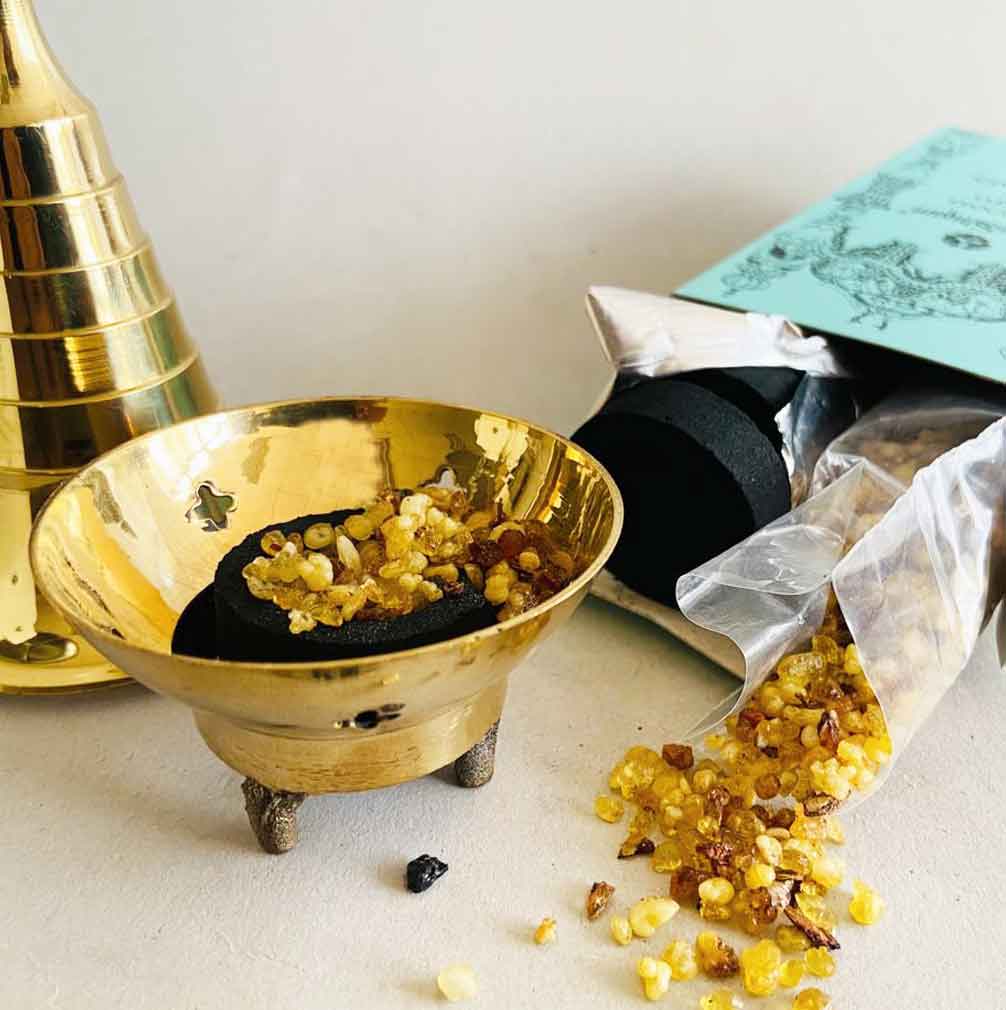 Incienso Copto Y Carbones Radhe Shyam