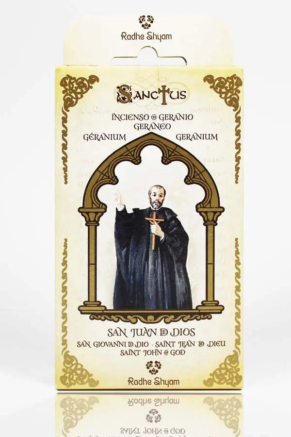 Incienso Sanctus Cono Geranio-San Juan De Dios Sanctus
