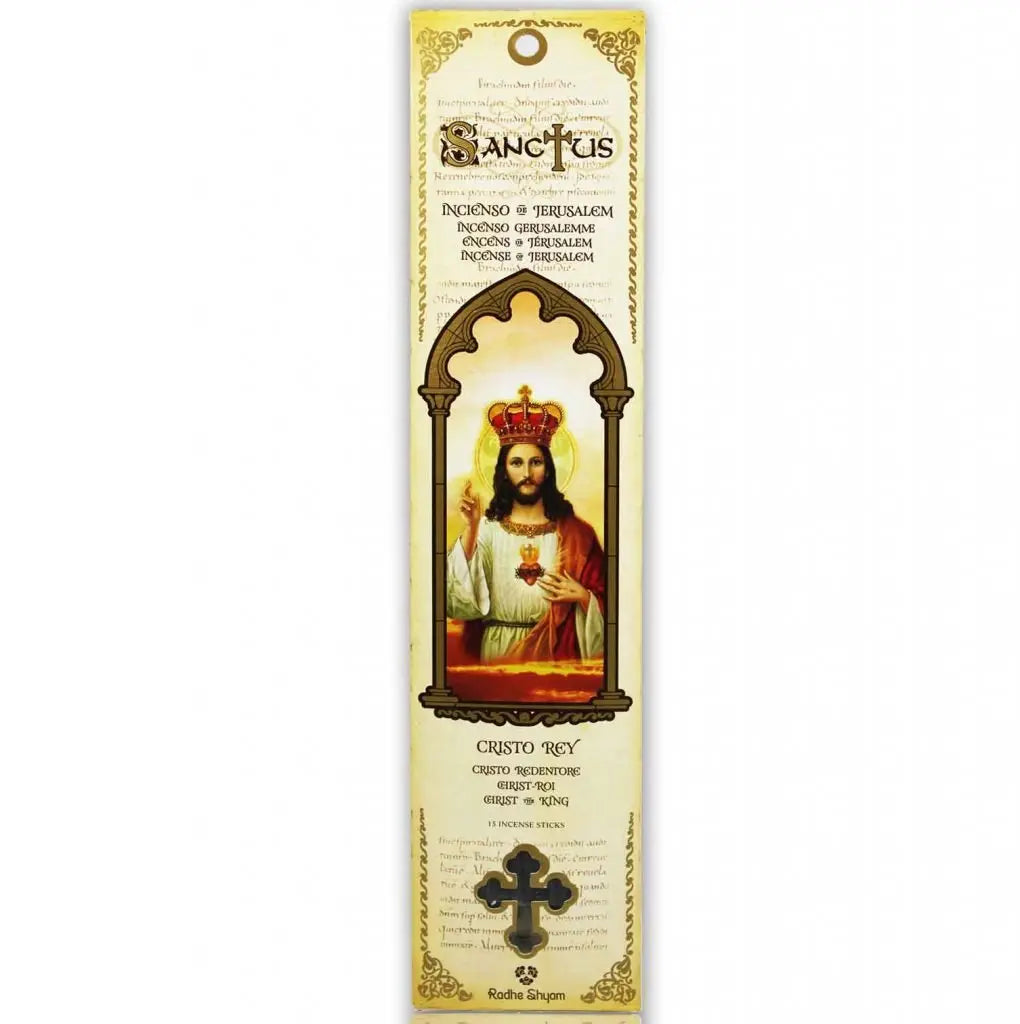 Incienso Sanctus Stick Incienso Jerusalem - Cristo Rey Sanctus