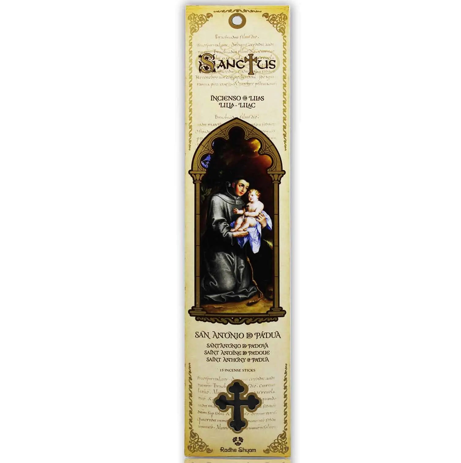 Incienso Sanctus Stick Lilas - San Antonio De Padua Sanctus