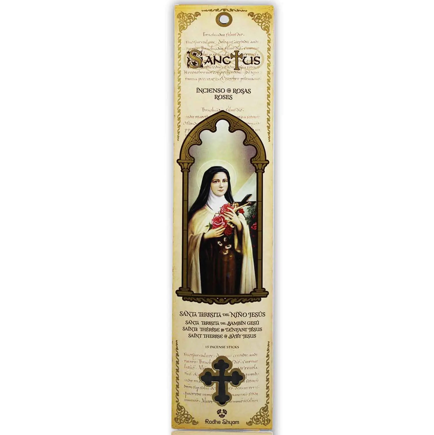 Incienso Sanctus Stick Rosa-Santa Teresita Del Niño Jesus Sanctus